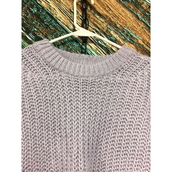 90’s American Eagle Lavender Chunky Knit Oversized Sweater Size Small 🦅 - Picture 2 of 12